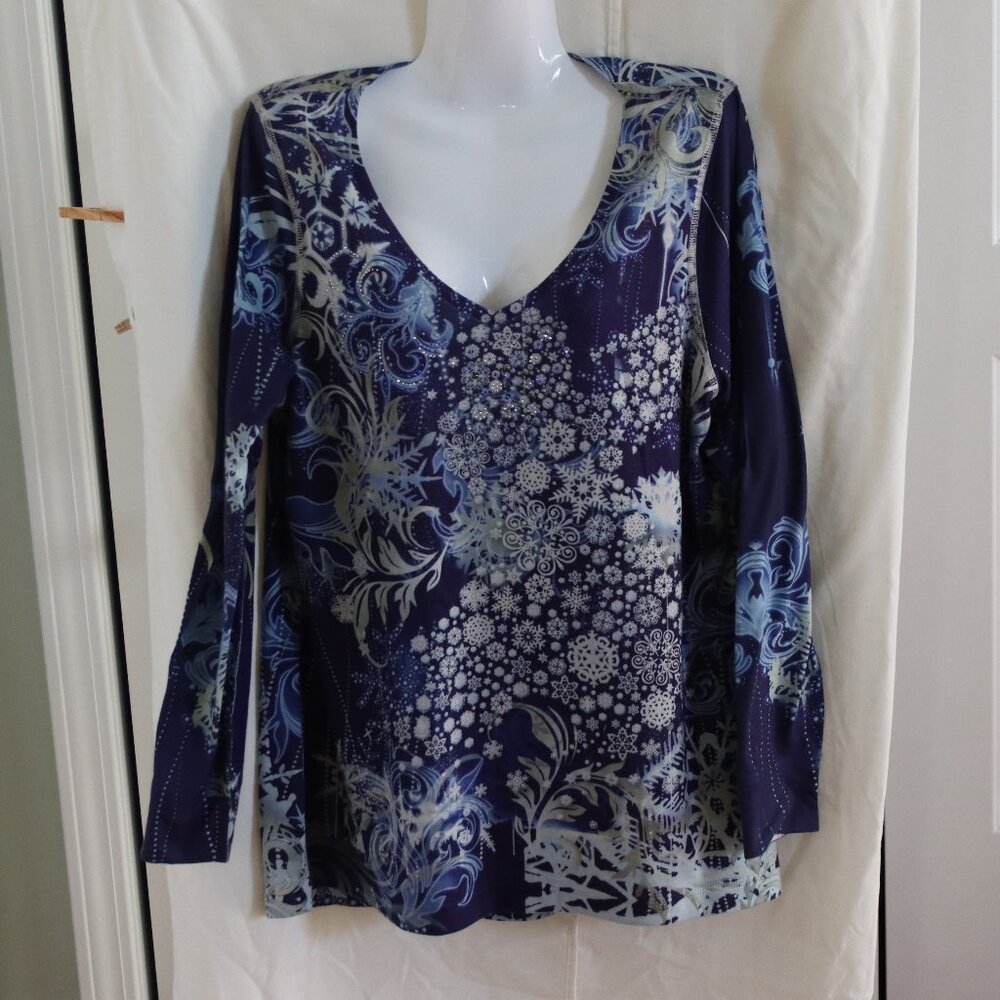 Holiday Traditions Long Sleeve Winter wonderland Tee size XL Holiday Festive